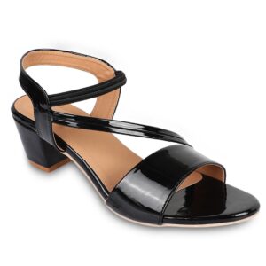 Black back strap sandle