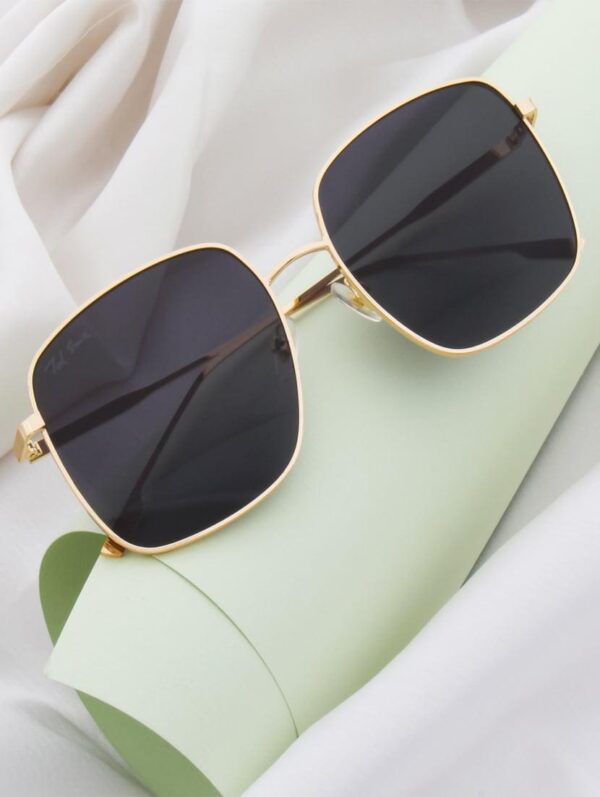 UV protection unisex rectangular sunglass