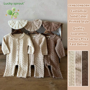 Winter Newborn Baby Knit Romper Toddler Boy  Comfortable Knitwear Baby Knitted Clothing