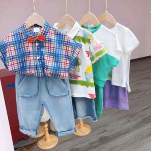 2025 Mixed Boys and Girls Clothing Sets 0 to 12 Years Old Fashionable ' Clothing for Children wholesale boys