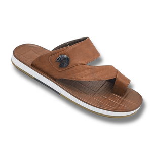 Wholesale Custom Casual   Classic Arab Slipper Beach Sandal  Pu Leather Casual Slide Slippers